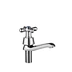 Chrome Plated Brass Single Faucet with Cross Handle